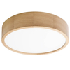 Plafon sufitowy Cleo 137623621832 LED 43W okrągły metalowy drewniany biały