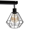 Loftowa LAMPA sufitowa KET780 regulowana OPRAWA metalowa czarna