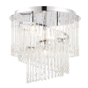 Sufitowa lampa glamour Camille 68698 szklana chrom przezroczysty
