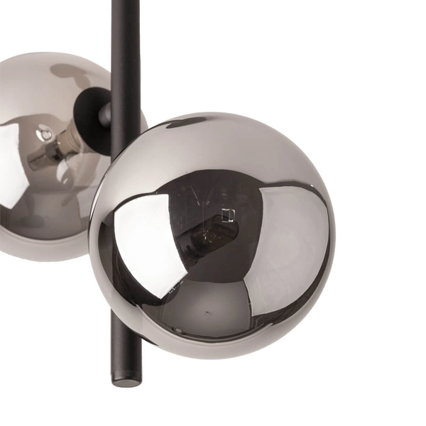 Lampa sufitowa Estera 6706 TK Lighting kulista metalowa czarna