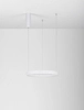 Lampa wisząca okrągła ZACAPU LE42795 pierścień LED 30W 3000K biały