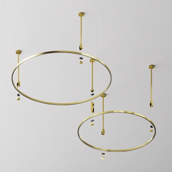 Metalowa szyna system magnetyczny 0,8m Flarity TRX154-R-D800-BS mosiądz