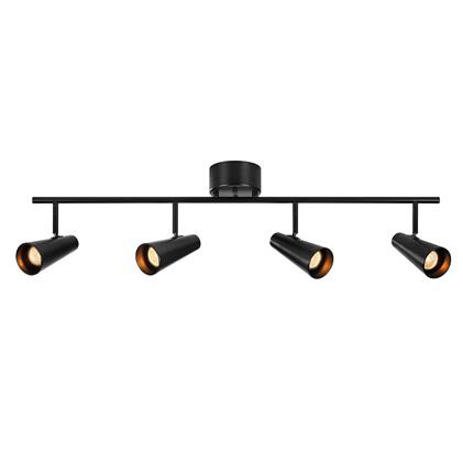 Kierunkowa lampa sufitowa Crest 108202 listwa nad łóżko czarna