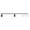 Minimalistyczna lampa sufitowa Vox 10929 mleczne kule tubki czarny