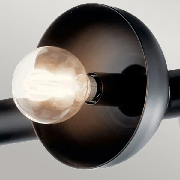 Podłużna wisząca lampa Palta KL-PALTA-LP10-BK belka czarna