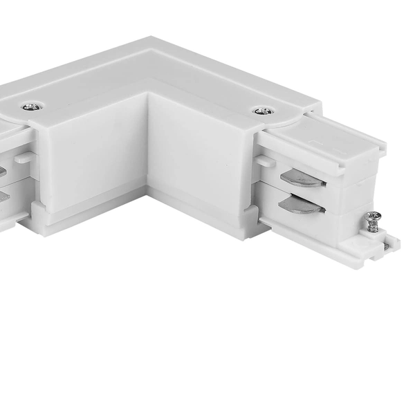 Kątowy łącznik trójobwodowy Tracer 3606 TK Lighting do szynoprzewodu biały