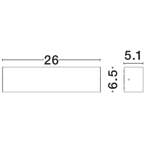 Ledowy naścienny kinkiet RAVEZCO LE75198 LED 22W 3000K IP65 biała