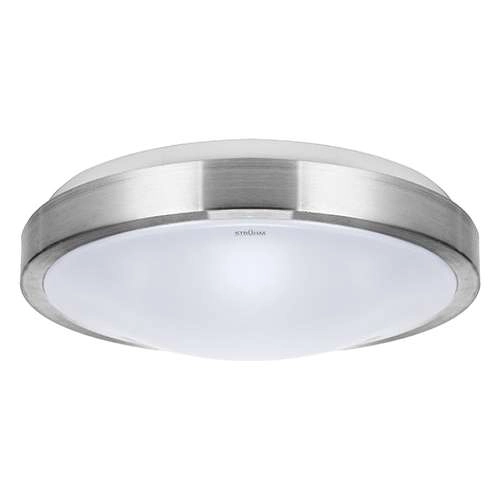 LAMPA sufitowa ALEX 03564 Ideus okrągła OPRAWA plafon LED 24W 4000K natynkowy IP44 srebrny biały