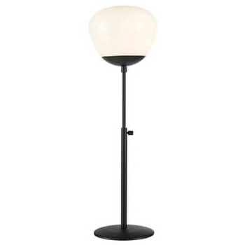 Lampka na biurko Rise 108545 Markslojd metalowa szklana czarna biała