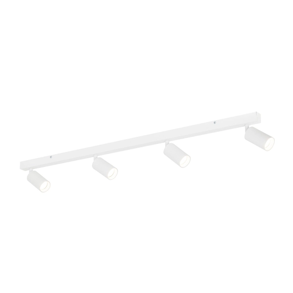 Sufitowa podłużna lampa Amis 10797 metalowe tubki biały złoty