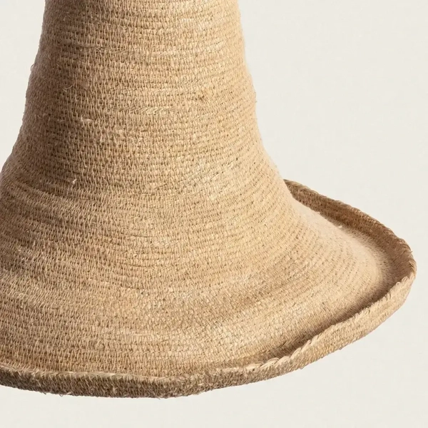 Wisząca lampa Boho ABR-LW2-BH-E27 Abruzzo włókno naturalne brązowa