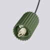 Jadalniana lampa wisząca HALO SL.1725 ryflowana kule białe oliwkowe