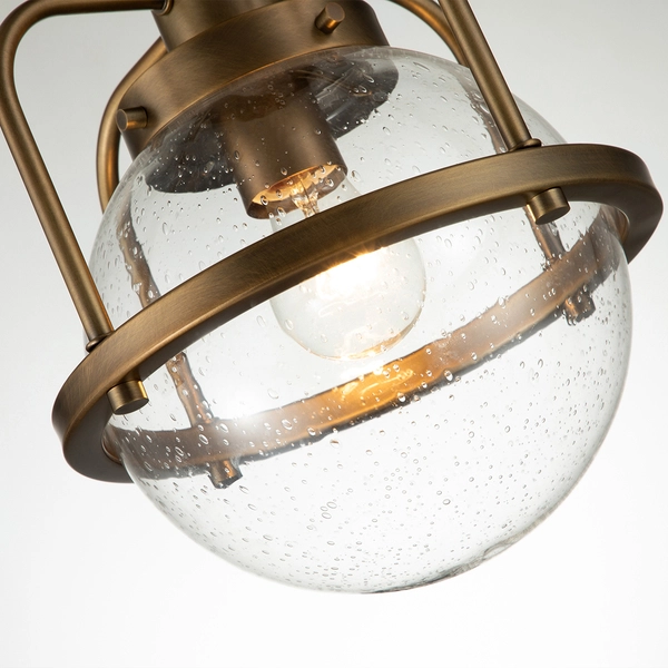 Lampa sufitowa wisząca QN-TRIOCENT-P-NBR ball mosiądz