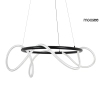 Wisząca oprawa SERPIENTE czarna biała MSE1501100395 1xLED 35W 3000K wąż LED
