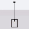Wisząca lampa do salonu Aries SL.1311 Sollux pojedyncza wenge