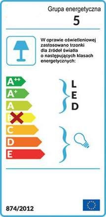 Lampa ścienna Mars AZ0896 metalowa przyścienna kostka cube biała