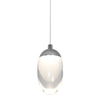 LAMPA wisząca OVO ML428 Milagro zwis OPRAWA listwa sufitowa LED 15W 4000K krople łezki drop chrom białe
