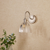 Lampa ścienna dzwonek Hadano HAD0761-11 szklana chrom przezroczysty