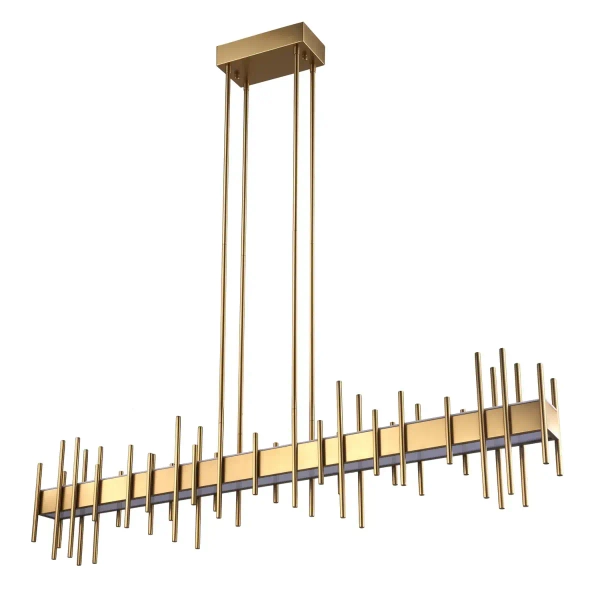 Lampa wisząca geometryczna ARCHITETTO ST-DL8524 złota metalowa LED 30W 3000K do salonu