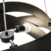 Lampa wisząca do jadalni Tornado 1118 Zumaline nad wyspę czarna OUTLET