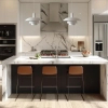 Minimalistyczna lampa wisząca FERRO ML1048 do salonu biała