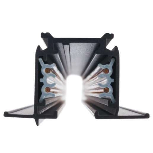 Szynoprzewód sufitowy 1m COMMERCIAL TRACK LIGHTS SYSTEM 8692 Nowodvorski 3-fazowa podtynkowa listwa 230V czarna