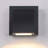 Zewnętrzna LAMPA ścienna EDGAR PL-436B Italux tarasowa OPRAWA elewacyjna LED 3W 3000K outdoor IP54 czarna