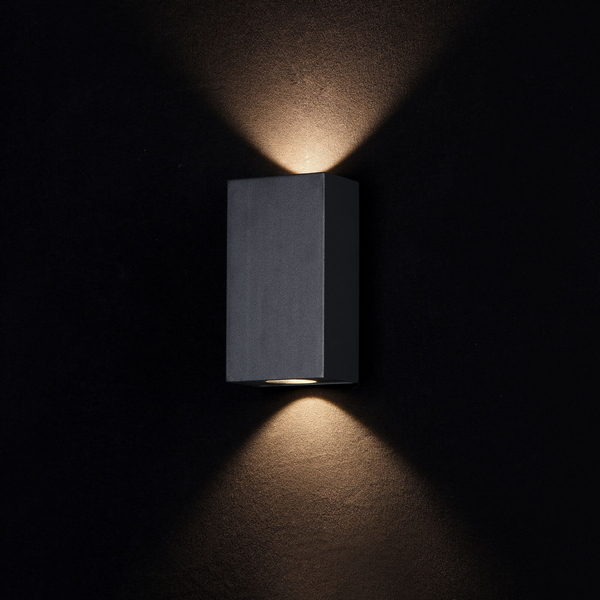Lampa ścienna Times Square O581WL-L6B LED 6W 3000K na elewację czarny