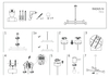 Wisząca LAMPA industrialna RADIUS 7931 Nowodvorski loftowa sufitowa sticks czarne