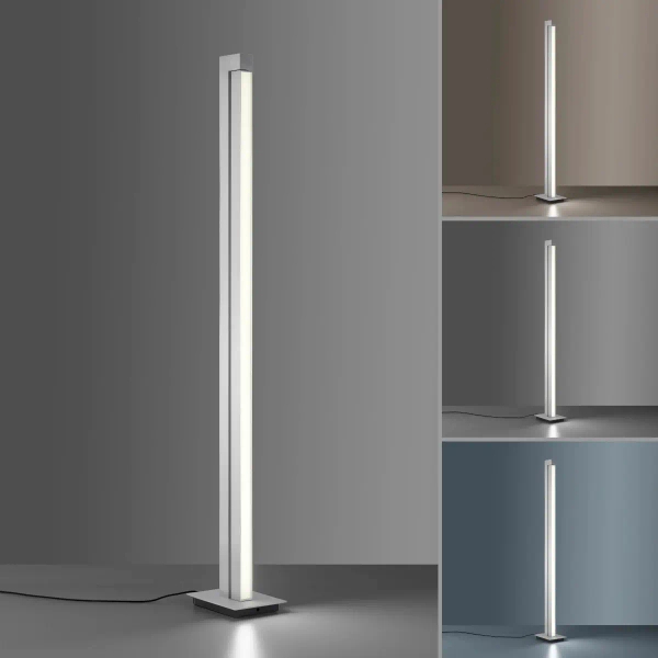 Stojąca lampa na pilot PURE-LINES biała 421-95 1xLED 23W 2700-5000K z regulacją barwy