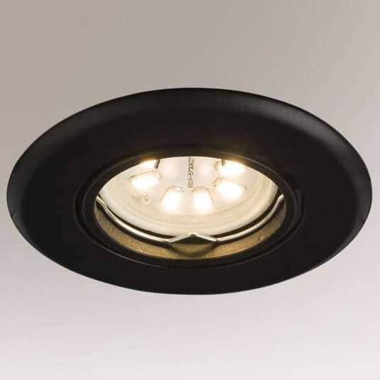 Oczko LAMPA sufitowa TOKIO 3328 Shilo okrągła OPRAWA podtynkowa WPUST regulowany EMILIO czarny