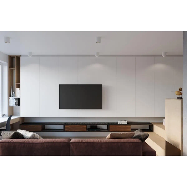 Spot LAMPA sufitowa SL.0695 metalowa OPRAWA downlight natynkowa tuba biała