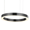 Wisząca lampa salonowa CIRCLE ST-8848-40+100 black LED 72W 3000K czarny