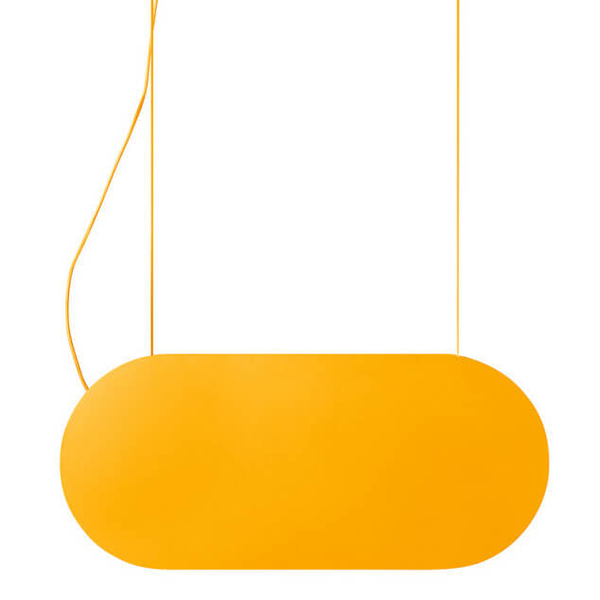 Zwisowa lampa wisząca do salonu Malumi MLA653P2 LED 24W 3000K pomarańczowa