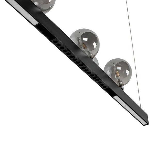 Wisząca lampa kulista Lineal MSE010100270 Moosee kule przydymione czarne