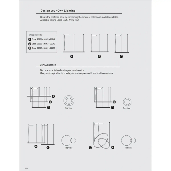 Pierścieniowa wisząca lampa 20264 LED 83W 3000K do salonu czarny