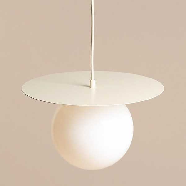 Wisząca lampa molekuła LOOP 1125G9_M Aldex szklana kremowy