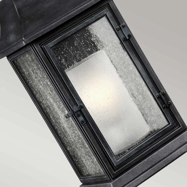 Zewnętrzna LAMPA ścienna Shepherd FE-SHEPHERD-2L Elstead FEISS elewacyjna OPRAWA ścienna outdoor IP44 cynk przezroczysta