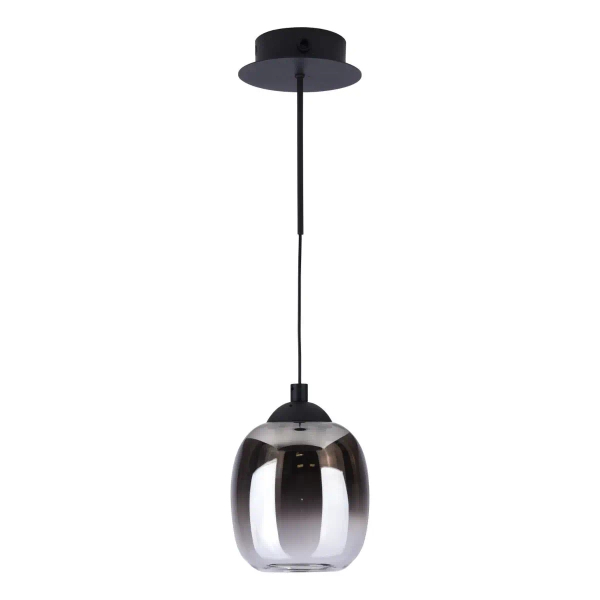 Szklana lampa ścienna Ramona RAM0722 LED 5,5W 3000K loftowa czarny