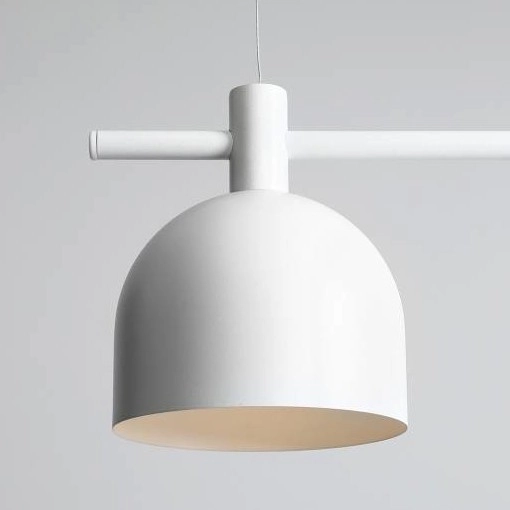 Lampa wisząca BERYL 976H Aldex metalowy zwis biały