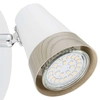 Kinkiet LAMPA ścienna KET1300 metalowa OPRAWA regulowany reflektorek chrom biała