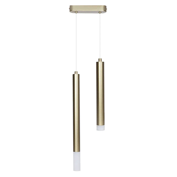 Lampa podłużna wisząca BARI 1389 LED 10W 3000K tubki złote