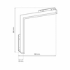 Magnetyczna lampa Magnetic Track ML8933 LED 24W 3000K ściana-sufit czarny