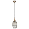 Zawieszana lampa SORAYA 365420104 Trio druciak metalowa czarny złoty