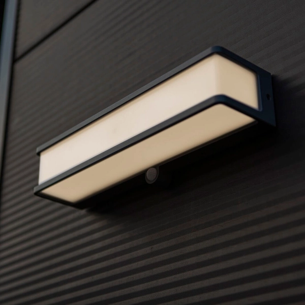 Podłużny kinkiet ścienny Doblo 6943801125 Lutec LED 16,5W 4000K IP54 szary