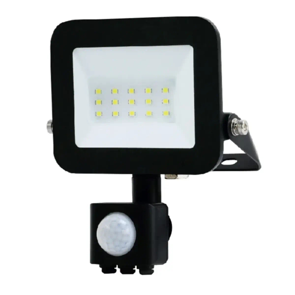 Zewnętrzny projektor NAŚWIETLACZ 304780 Polux elewacyjna OPRAWA metalowy naświetlacz LED 10W 6500K outdoor IP65 czarny