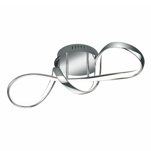 Sufitowa lampa wstążka PERUGIA R67091106 LED 28W 4000K do salonu chrom