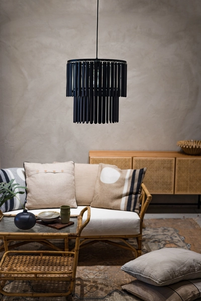 Lampa wisząca Viento 108581 Markslojd metalowe rurki modernistyczna czarna