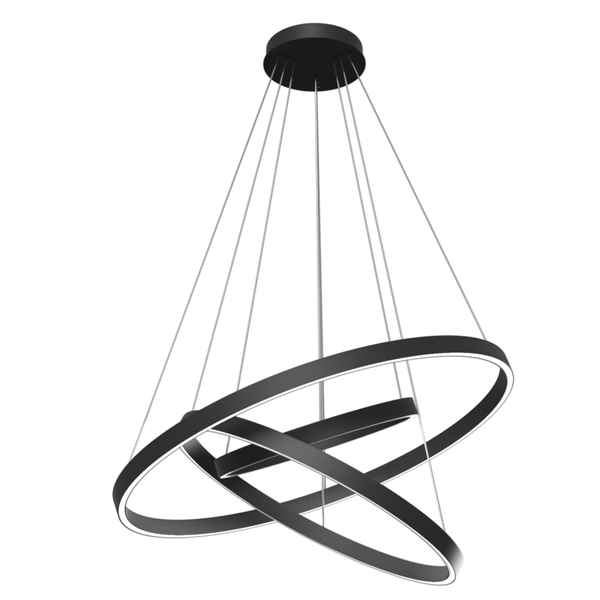 Regulowana lampa wisząca Rim MOD058PL-L100B4K LED 115W 4000K czarna