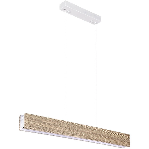 Wisząca lampa ekologiczna Cinnamon 3091 LED 34W 3000K belka drewniana